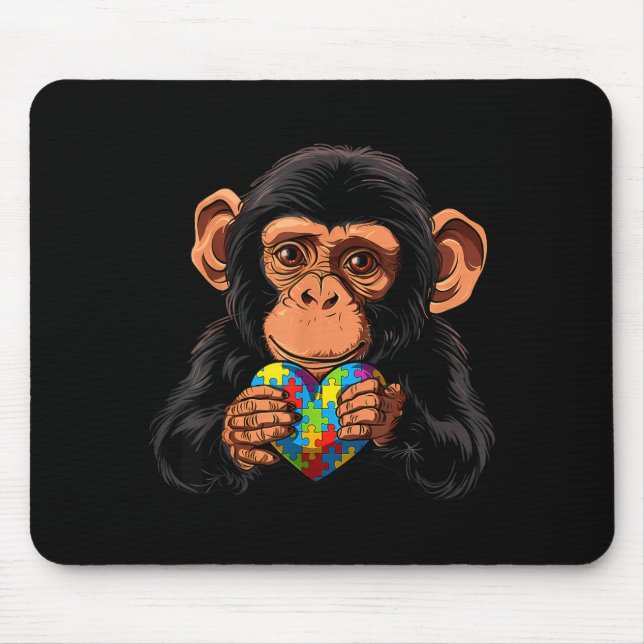 Tapis De Souris Autisme sensibilisation autistique  (Devant)