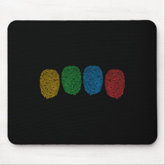 Tapis De Souris Autisme Sensibilisation Neurodiversité Empreinte d
