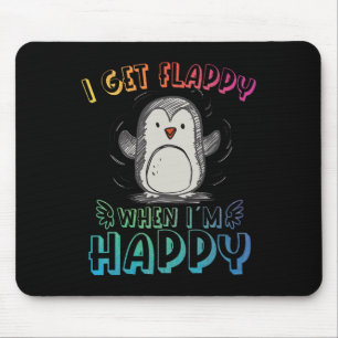 Tapis De Souris Autisme Stimming Penguin Je deviens Félicat quand 