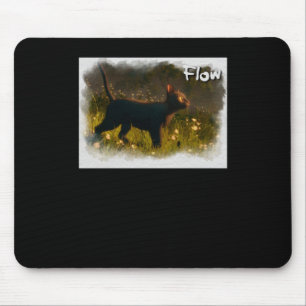 Tapis De Souris Autocollant1 de film d'animation Cat Flow