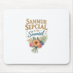 Tapis De Souris Autocollant découpé floral spécial été Vintage