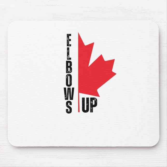 Tapis De Souris Autocollant Elbows Up  (Devant)