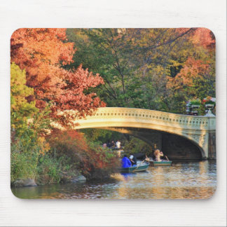 Tapis De Souris Automne dans le Central Park : Chapeaux en paille