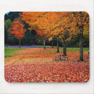 Tapis De Souris Automne dans le parc