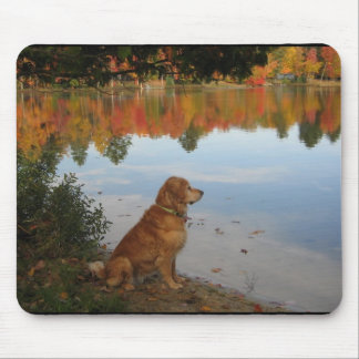 Tapis De Souris Automne d'or au lac