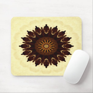 Tapis De Souris Automne Fleur Mandala.....
