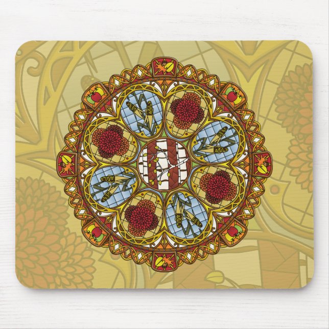 Tapis De Souris Automne Nouveau Mousepad (Devant)