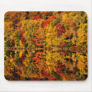 Tapis De Souris Automne Réflexion sur Russell Pond New Hampshire
