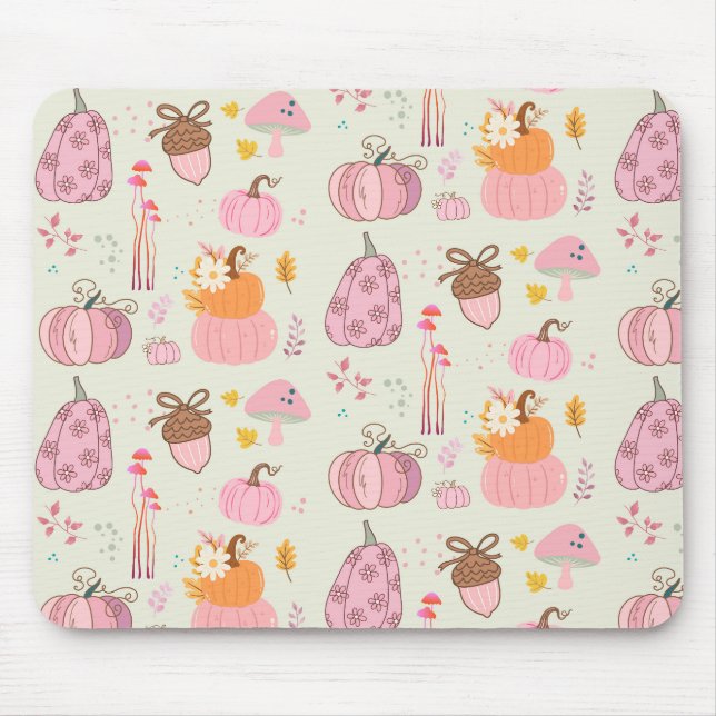 Tapis De Souris Automne rose (Devant)