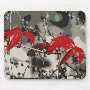 Tapis De Souris Automne rouge