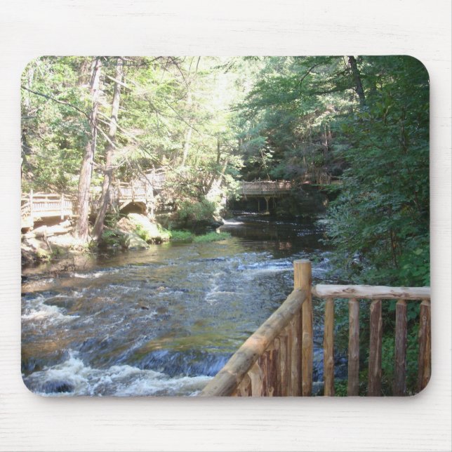 Tapis De Souris Automnes de Bushkill - Mt. Pocono, PA (Devant)