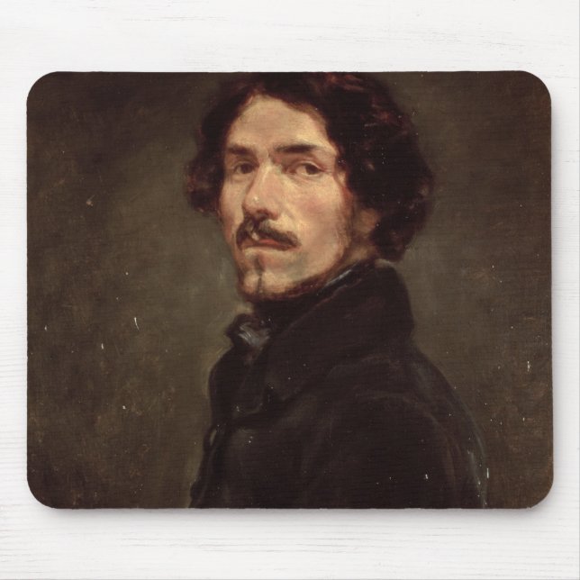 Tapis De Souris Autoportrait, c.1840 (huile sur la toile) (voyez (Devant)