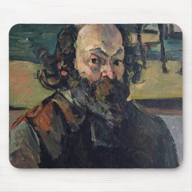 Tapis De Souris Autoportrait de Paul Cezanne |, c.1873-76 (Devant)