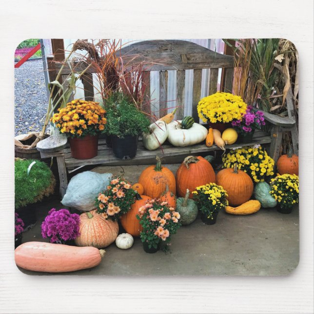 Tapis De Souris Autumn Decor (Devant)