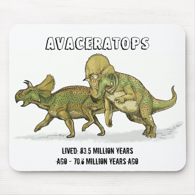 Tapis De Souris Avaceratops Dinosaur Mousepad (Devant)
