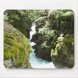 Tapis De Souris Avalanche Gorge II at Glacier National Park