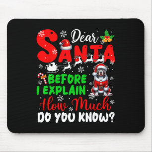 Tapis De Souris Avant D'Expliquer Combien Vous Connaissez Xmas Pit