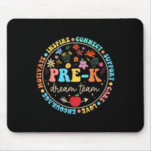 Tapis De Souris Avant-k Dream Team Be Kind Love Floral Back To Sch
