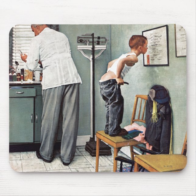 Tapis De Souris Avant le tir ou au médecin (Devant)