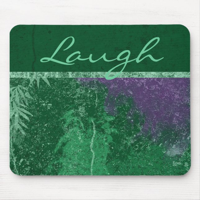 Tapis de souris Avatar Vert Toxique "Rire" (Devant)