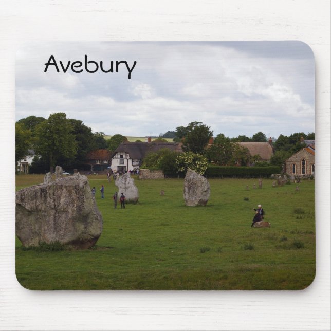 Tapis De Souris Avebury nuageux (Devant)
