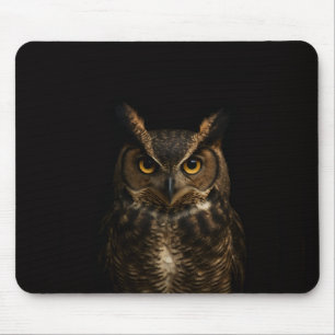 Tapis de souris avec chouette Golden Eye