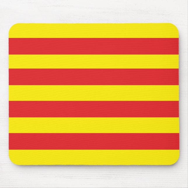 Tapis de Souris avec drapeau Catalan "Serenya" (Devant)