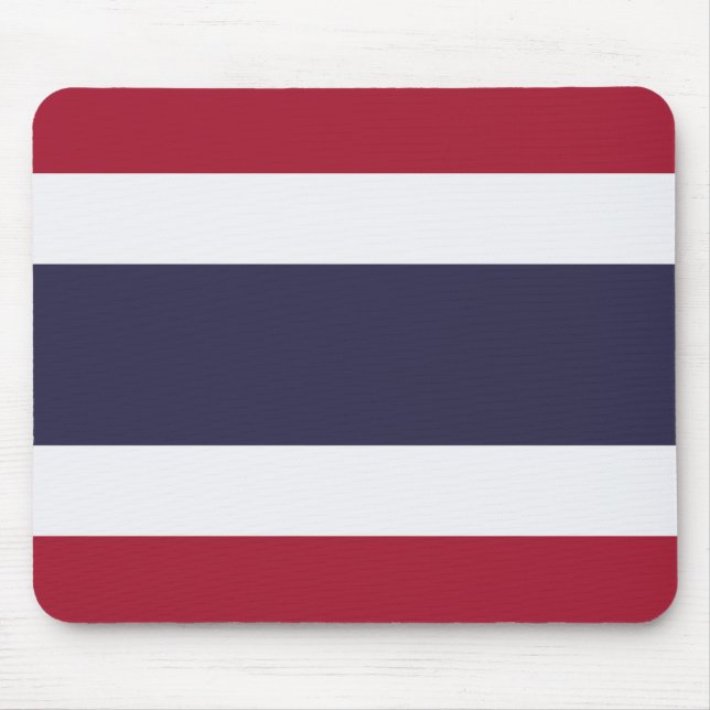 Tapis de souris avec drapeau de la Thaïlande (Devant)