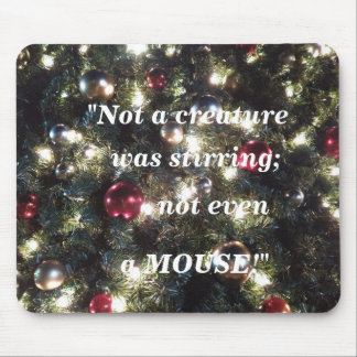 Tapis de souris avec humour de Noël.