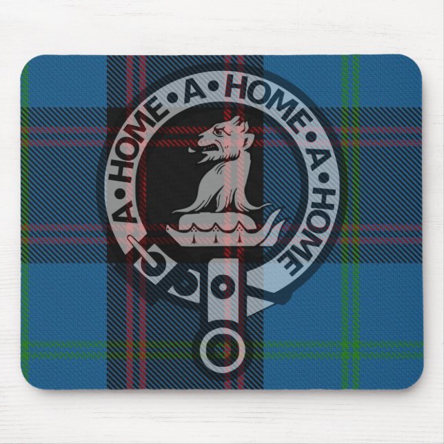 Tapis de souris avec le blason de Clan Home et Tar (Devant)