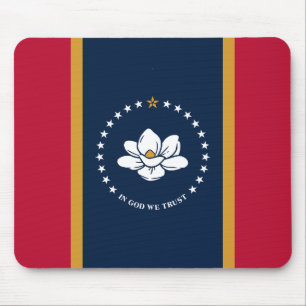 Tapis de souris avec le drapeau de l'État du Missi