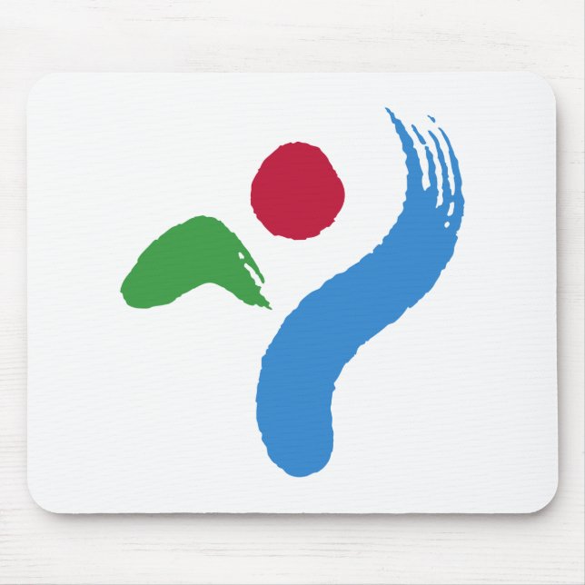 Tapis de souris avec le drapeau de Séoul, Corée du (Devant)
