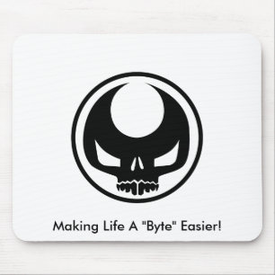 Tapis de souris avec le logo et le slogan de cc