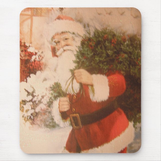 Tapis de souris avec le Père Noël (Devant)