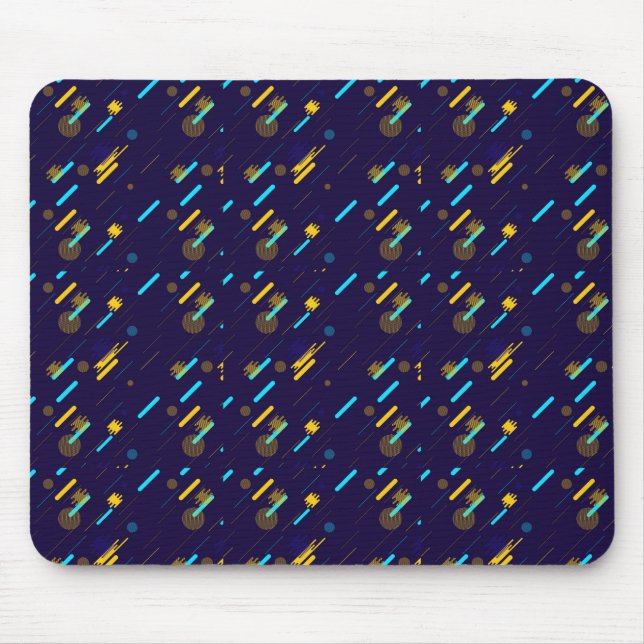 Tapis de souris avec un design vibrant sur le thèm (Devant)
