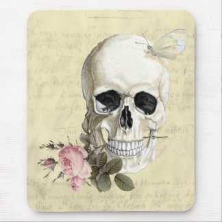 Tapis De Souris Avec un rose entre mes dents