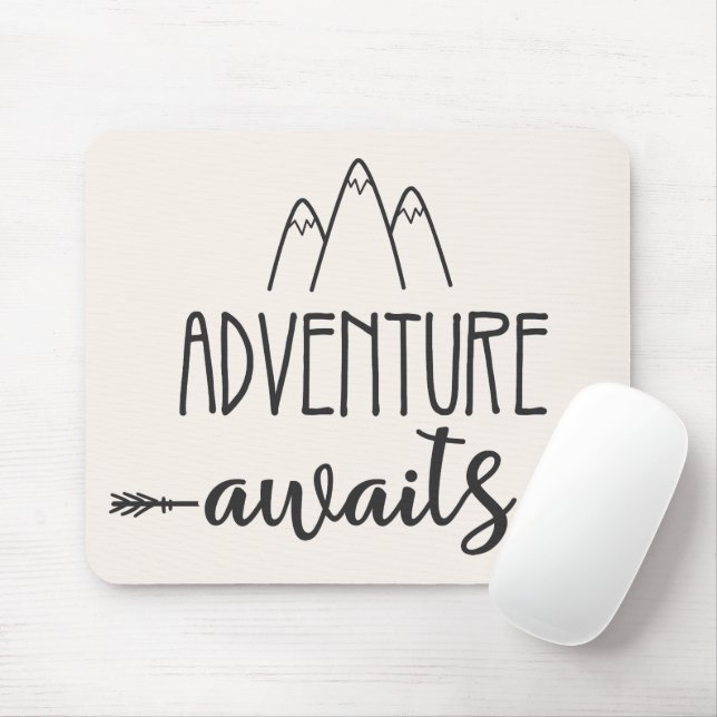 Tapis De Souris Aventure Attend (Avec souris)