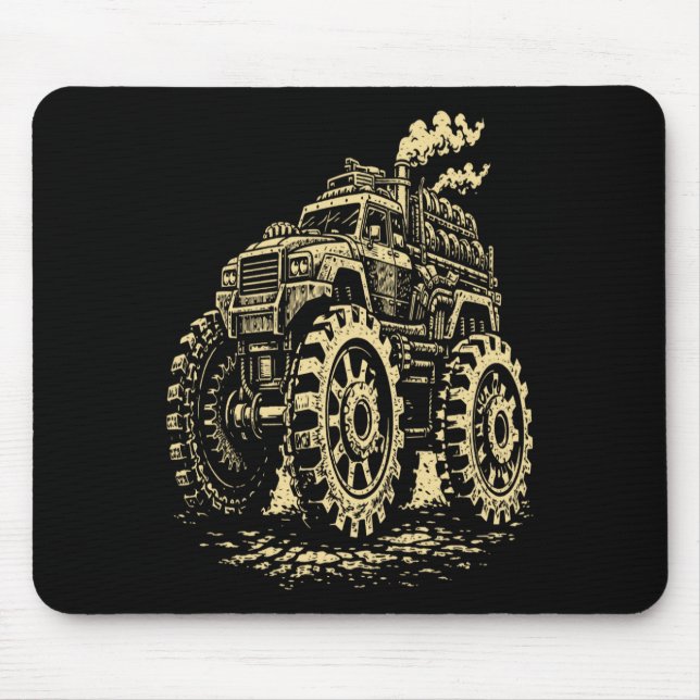 Tapis De Souris Aventure de camion monstre de l'Apocalypse (Devant)