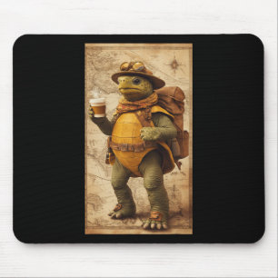Tapis De Souris Aventure de randonnée explorateur de tortue Nature
