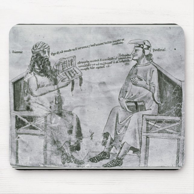 Tapis De Souris Averroes dans la conversation avec le porphyre (Devant)