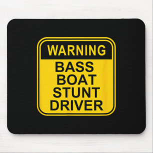 Tapis De Souris Avertissement B Chauffeur de départ de bateau Pêch