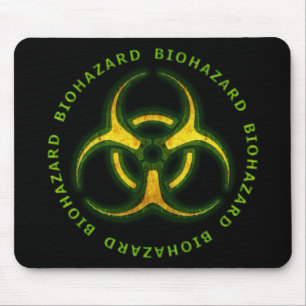 Tapis De Souris Avertissement de zombi de Biohazard