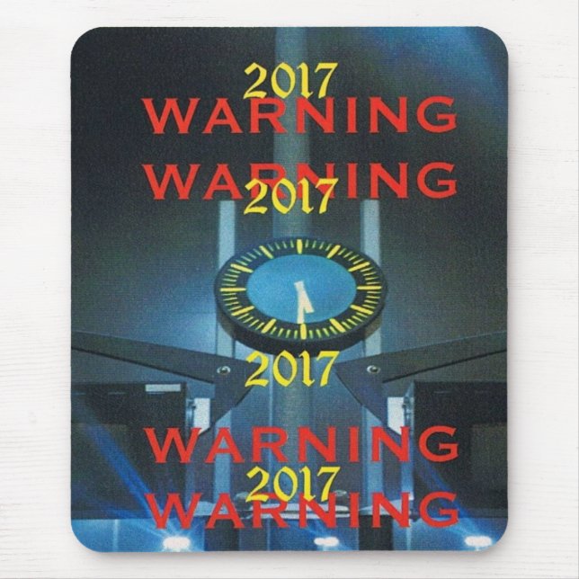 Tapis De Souris Avertissement global Mousepad 2017 (Devant)