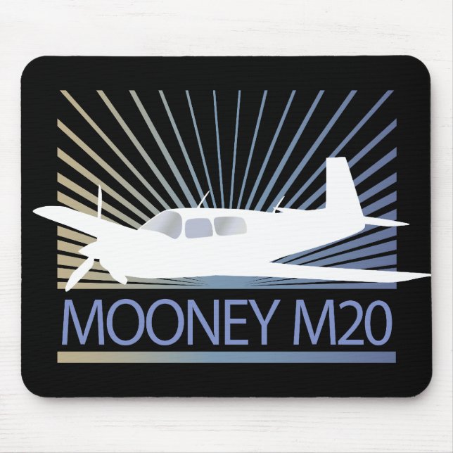 Tapis De Souris Aviation de Mooney M20 (Devant)