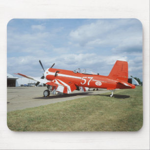 Tapis De Souris avion F2G-1D Super Corsair au spectacle aérien à