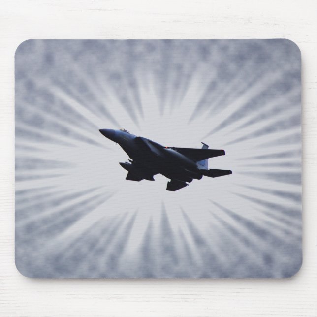 Tapis De Souris Avion F 15 Avion de chasse Jet d'art (Devant)