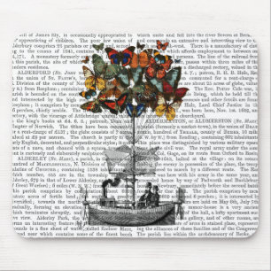 Tapis De Souris Avion papillon