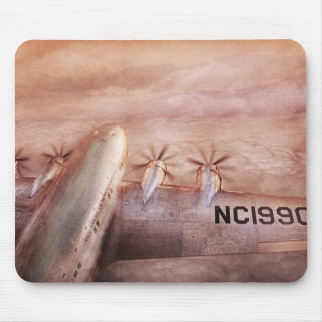 Tapis De Souris Avion - Pilote - Évasion tropicale (Devant)