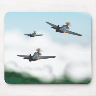 Tapis De Souris Avions de la Seconde Guerre mondiale
