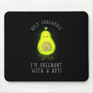 Tapis De Souris Avocado Je Suis Enceinte Avec Un Garçon